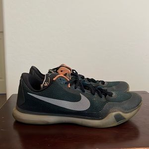 Used Nike Zoom Kobe X 10 Low Dark Green Size 12